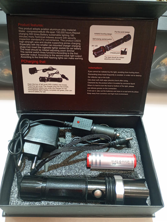 Linterna LED recargable de alta potencia - additional image 2